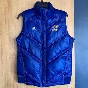 BOGO Adidas KU Kansas Jayhawks Puffer Vest